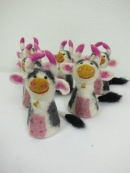 Filz-Eierwärmer Kuh