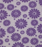 Jersey Gänseblümchen Violett Detail